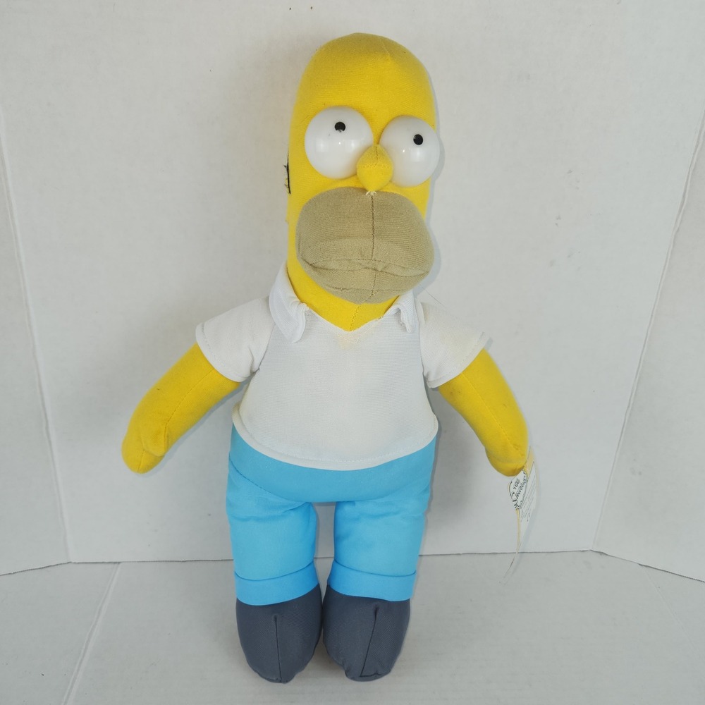 The Simpsons Homer Simpson Plush Toy Factory 17 Inch Soft Figure 2015 NWT